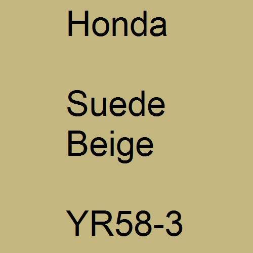 Honda, Suede Beige, YR58-3.